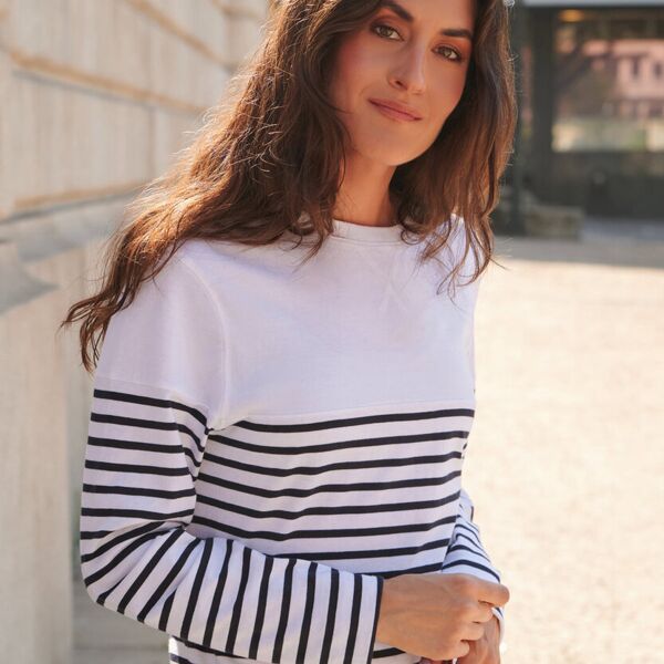 Long sleeve Breton striped T Thumbnail