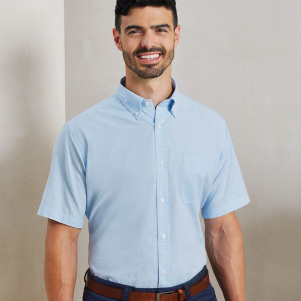 Premier Signature Short Sleeve Oxford Shirt.. Thumbnail